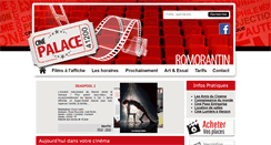 Desktop Screenshot of cinepalace-romorantin.com